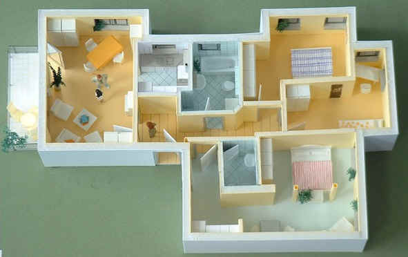 Wohnungsgrundriss 1:50